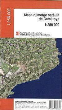 MAPA D'IMATGE SATEL·LIT DE CATALUNYA 1:250.000