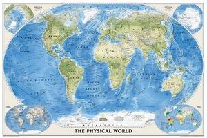 PHYSICAL WORLD MAP