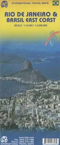 RIO DE JANEIRO 1:12.500 BRASIL EAST COAST 1:3.000.000 -ITMB