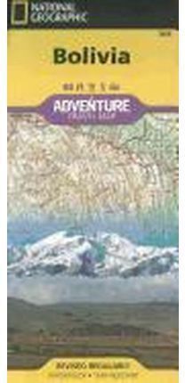 BOLIVIA  *MAPA NATIONAL GEOGRAPHIC 2012*