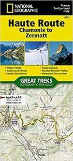 HAUTE ROUTE CHAMONIX TO ZERMATT 1:50.000 (MAPA - G