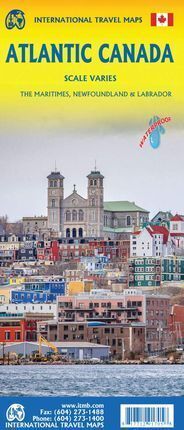 ATLANTIC CANADA MAPA ITMB