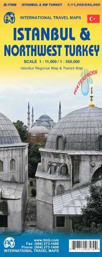 ISTANBUL 1:11.000 & NORTHWEST TURKEY 1:550.000 -ITMB