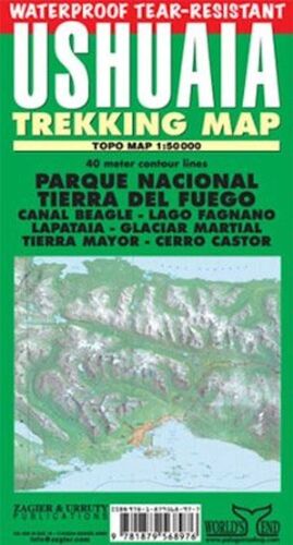 USHUAIA TREKKING 1:50.000 IMPERMEABLE