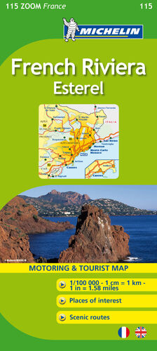 MAPA ZOOM FRENCH RIVIERA, ESTEREL