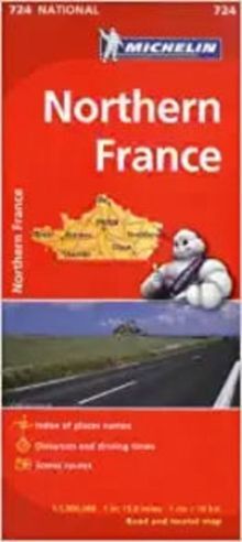 MAPA NATIONAL 724 NORTHERN FRANCE ; FRANCE NORT (2023)