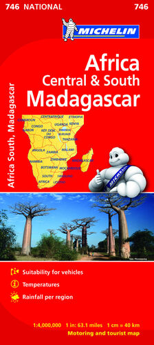 MAPA NATIONAL ÁFRICA CENTRO-SUR, MADAGASCAR