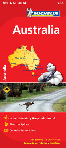 MAPA NATIONAL AUSTRALIA