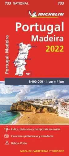 MAPA NATIONAL PORTUGAL, MADEIRA 733 2022