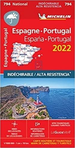 MAPA NATIONAL ESPAÑA, PORTUGAL 2022 - ALTA RESISTE