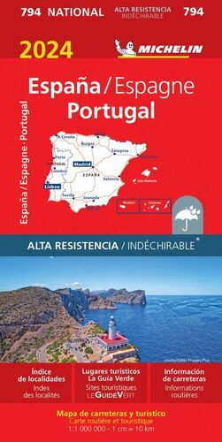 MAPA NATIONAL ESPA¥A, PORTUGAL ALTA RESISTENCIA 17