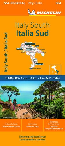 MAPA REGIONAL ITALIA SUD 1:400000 (MICHELIN 563)