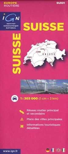 SUISSE 1:303.000 -EUROPE ROUTIERE IGN