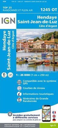 1245 OT HENDAYE, ST-JEAN-DE-LUZ 1:25.000 -TOP 25 I