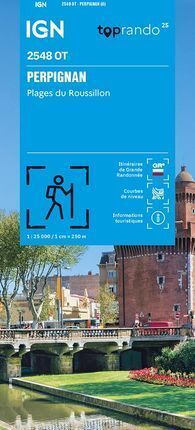 2548 OT PERPIGNAN 1:25.000 -TOP 25 -IGN