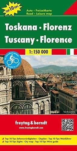 TOSCANA - FLORENCIA TOP10  1:150 000