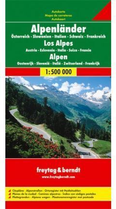 LOS ALPES (AUST.- IT.- SUI.- FR.- SLOV.) 1:500.000