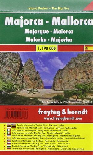 MALLORCA ISLAND POCKET 1:150.000