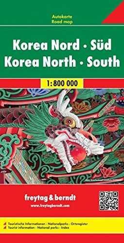 KOREA NORD / SUD  *MAPA FREYTAG 2013*  1 : 800 000