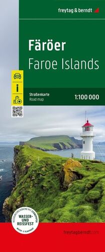FEROE ISLANDS MAPA F & B 1:100.000