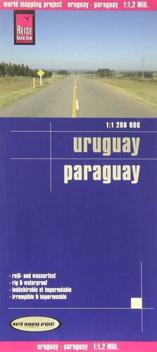 URUGUAY - PARAGUAY 1:1200000 IMPERMEABLE