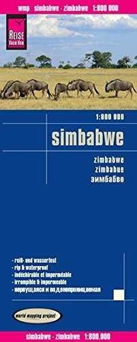 MAPA ZIMBAUE   -1:800000-