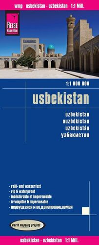 USBEKISTAN  *MAPA REISE 2014*  1 : 1 000 000