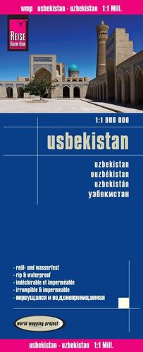 USBEKISTAN  *MAPA REISE 2014*  1 : 1 000 000