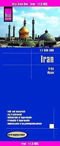 IRAN  *MAPA REISE 2014*   1 : 1 500 000
