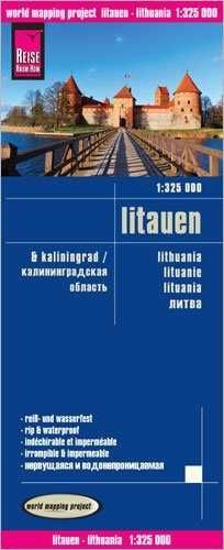 LITAUEN KALININGRAD  *MAPA REISE 2014*   1 : 325 000