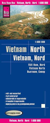 VIETNAM NORTE 1:600.000 IMPERMEABLE