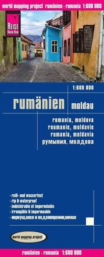 RUMANÍA - MOLDAVIA 1:600.000 IMPERMEABLE
