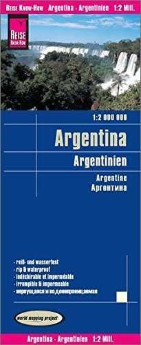 ARGENTINA 1:2000000 IMPERMEABLE