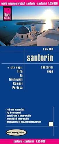 SANTORINI 1:25 000 IMPERMEABLE