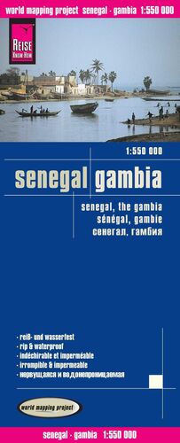 SENEGAL - GAMBIA 1:1550000 IMPERMEABLE