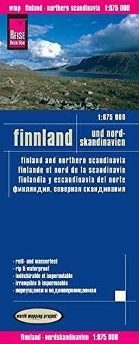 FINLANDIA Y NORTE DE ESCANDINAVIA 1:875.000 IMPERM