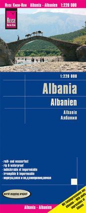 ALBANIA 1:220.000 IMPERMEABLE
