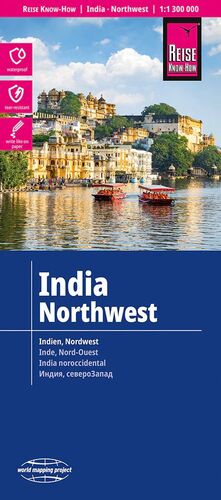 INDIA NOROESTE 1:1.300.000 IMPERMEABLE