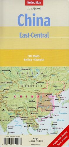 CHINA EAST CENTRAL  *NELLES MAP 2013*   1 : 1 750 000