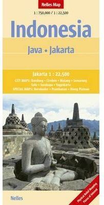 INDONESIA JAVA 1:750.000 - JAKARTA 1:22.500 -NELLES