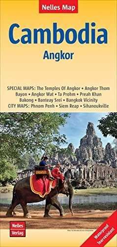 CAMBODIA ANGKOR  *NELLES MAP 2015*   1 : 1 500 000