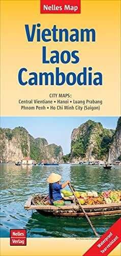 VIETNAM LAOS CAMBODIA 1:1.500.000 -NELLES