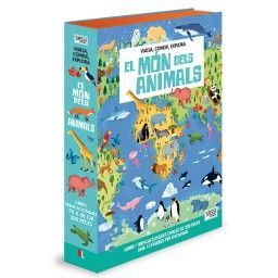 EL MON DELS ANIMALS. VIATJA, CONEIX, EXPLORA. CON PUZZLE. EDIC. IL·LUSTRAT (CATA