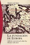 LA FUNDACIÓN DE EUROPA