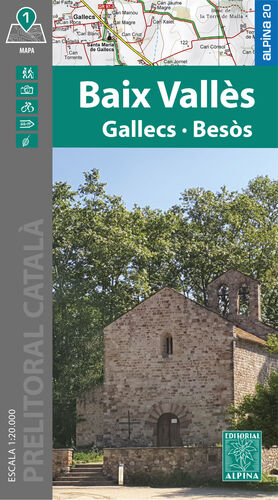 BAIX VALLÈS (MAPA 1:20.000 + CARPETA DESPLEGABLE)
