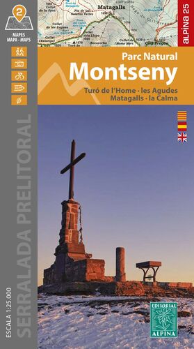 MONTSENY. PARC NATURAL 1:25000