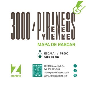 3000 PIRINEOS (MAPA DE RASCAR)