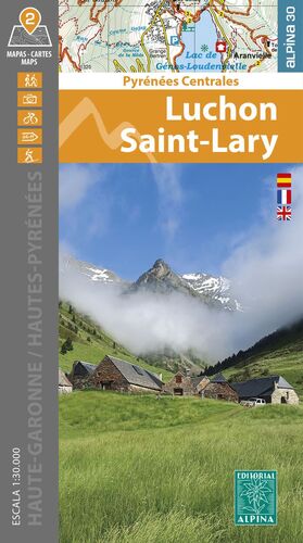 LUCHON SAINT-LARY MAPA ALPINA