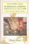 DE BARCELONA A FILIPINAS: IMPRESIONES DE UN VIAJE EN 1898