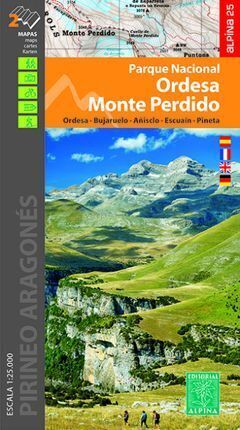ORDESA MONTE PERDIDO 1:25.000 [2 MAPAS] -ALPINA